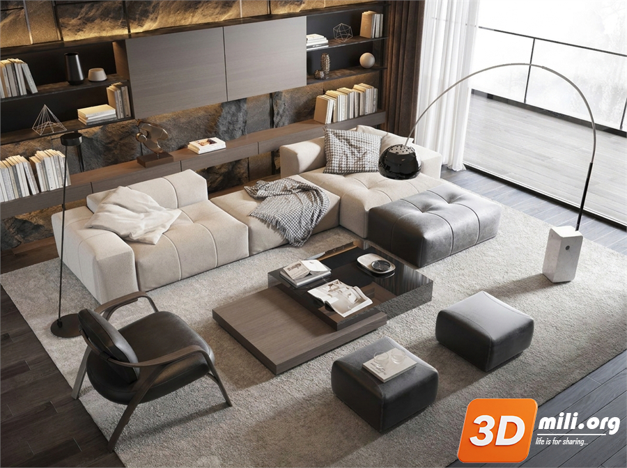Sofa Minotti Skp Files 